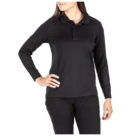 62408-019 PLAYERA TIPO POLO PERFORMANCE M/L PARA DAMA NEGRA MARCA 5.11 TACTICAL