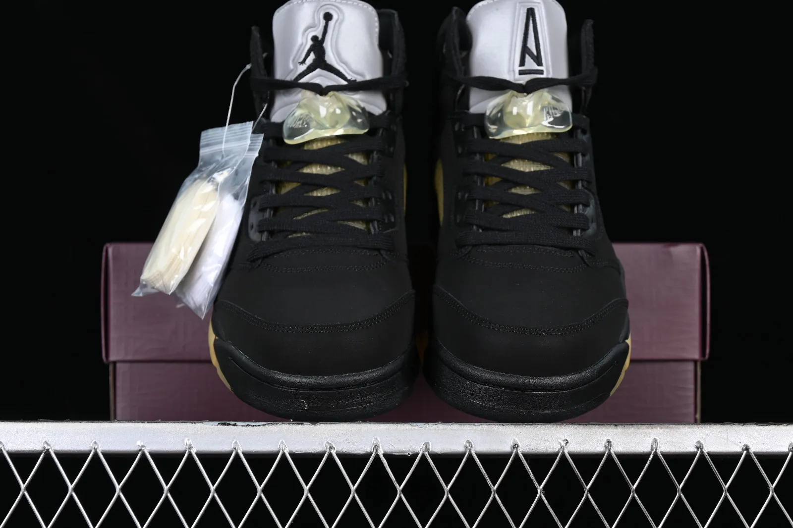 A Ma Maniere x Air Jordan 5 Burgundy Crush Black Pale Ivory FD1330-001