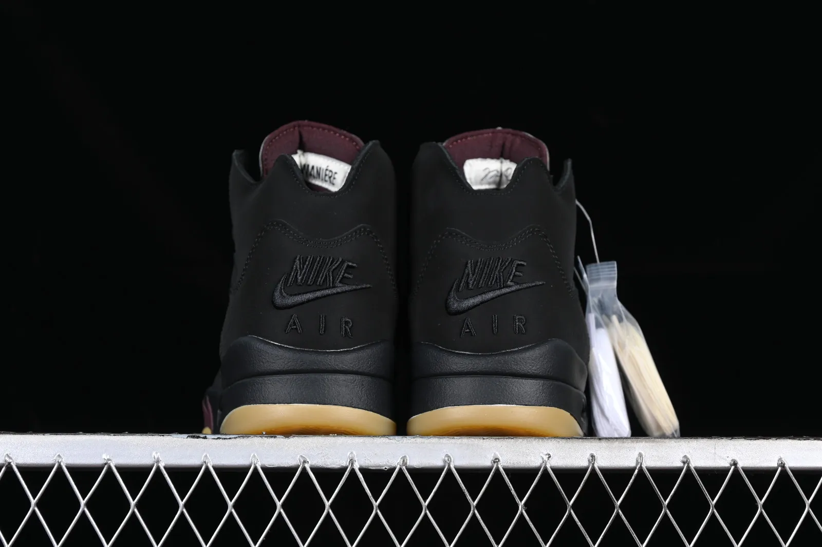 A Ma Maniere x Air Jordan 5 Burgundy Crush Black Pale Ivory FD1330-001