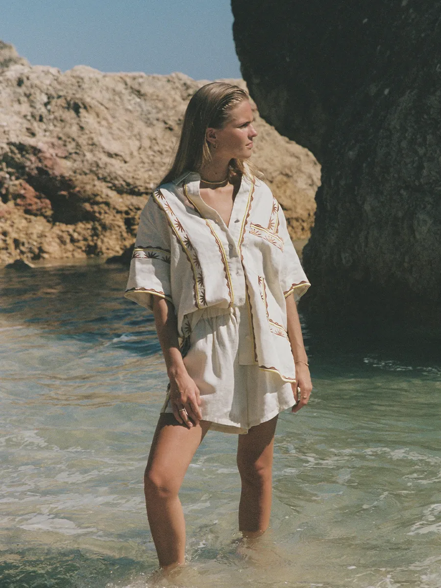 Abbey Shorts | Helios Embroidery