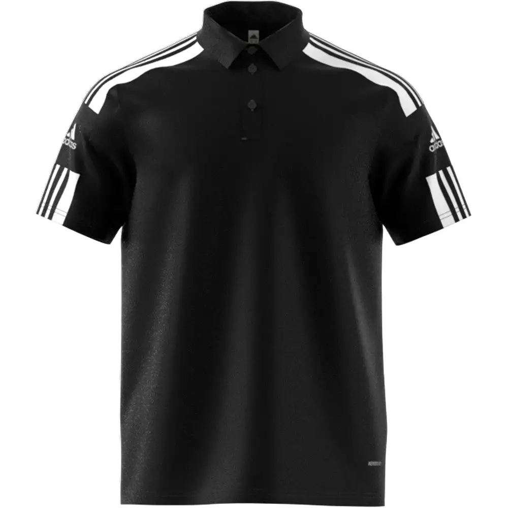 Adidas Adult Squadra 21 Polo Shirt (Black/White)