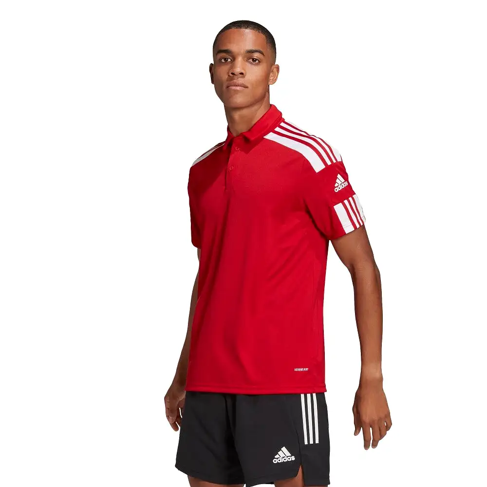 Adidas Adult Squadra 21 Polo Shirt (Red/White)