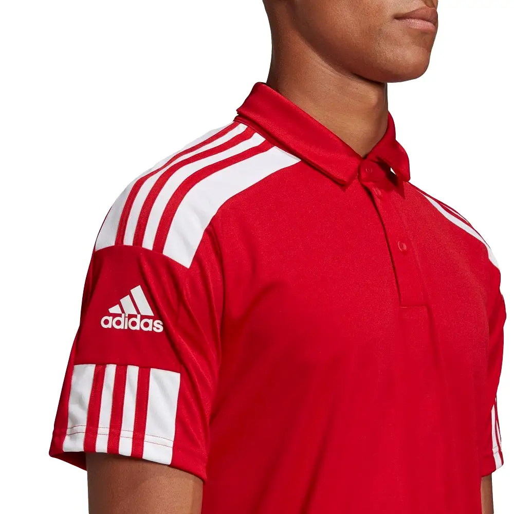 Adidas Adult Squadra 21 Polo Shirt (Red/White)