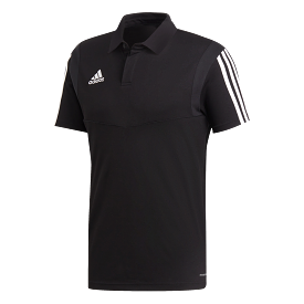 Adidas Adult Tiro 19 Polo (Black/White)