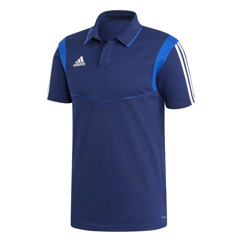 Adidas Adult Tiro 19 Polo (Dark Blue/BlueWhite)