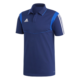 Adidas Adult Tiro 19 Polo (Dark Blue/BlueWhite)