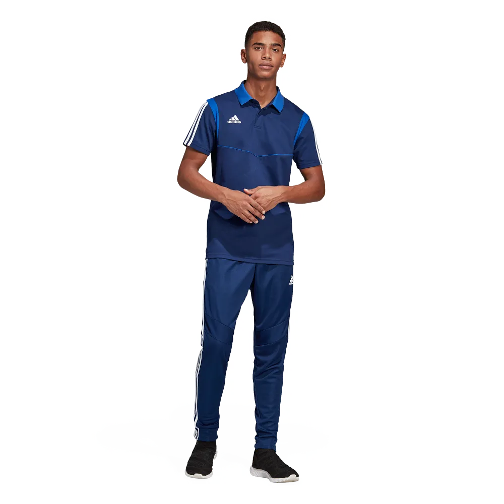 Adidas Adult Tiro 19 Polo (Dark Blue/BlueWhite)