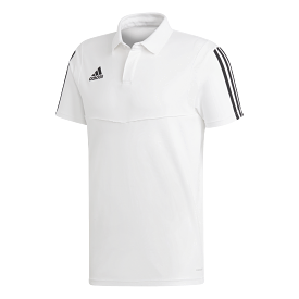 Adidas Adult Tiro 19 Polo (White/Black)