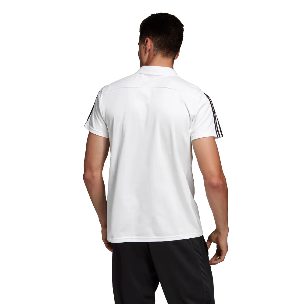 Adidas Adult Tiro 19 Polo (White/Black)