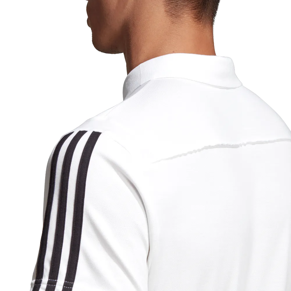 Adidas Adult Tiro 19 Polo (White/Black)