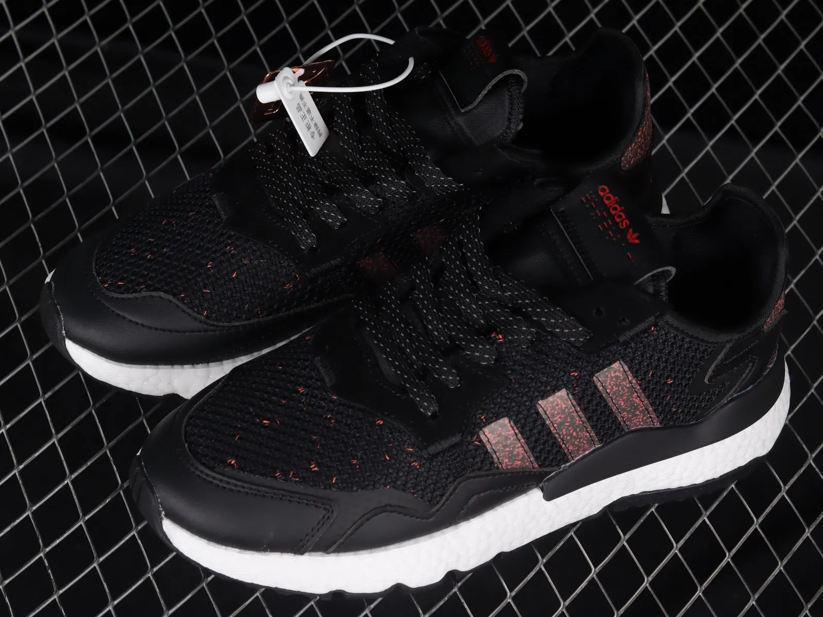 Adidas Nite Jogger Boost Core Black Red Cloud White CG6207