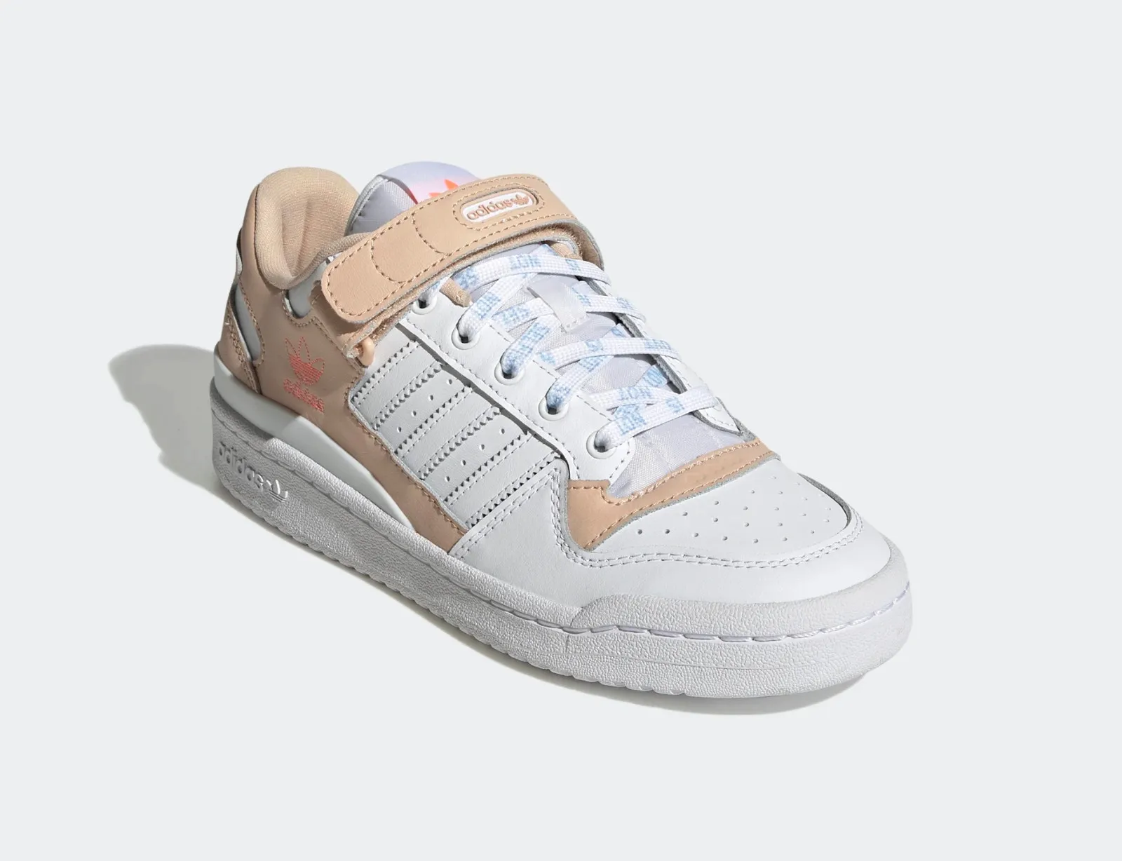 Adidas Originals Forum Low Halo Blush Cloud White Acid Red GW0569