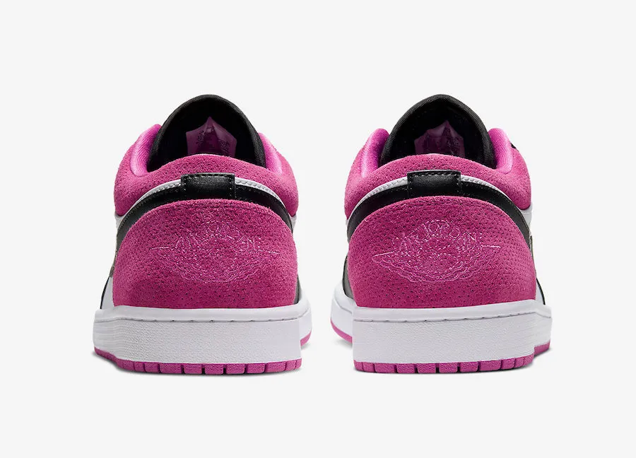 Air Jordan 1 Low Black Active Fuchsia White CK3022-005