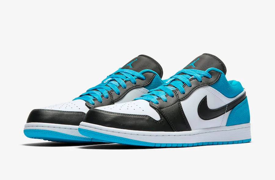 Air Jordan 1 Low Laser Blue Black White CK3022-004