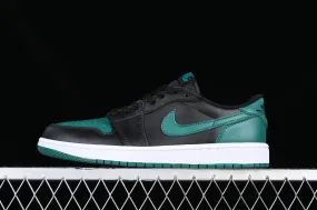 Air Jordan 1 Low OG Gorge Green Black White CZ0775-036