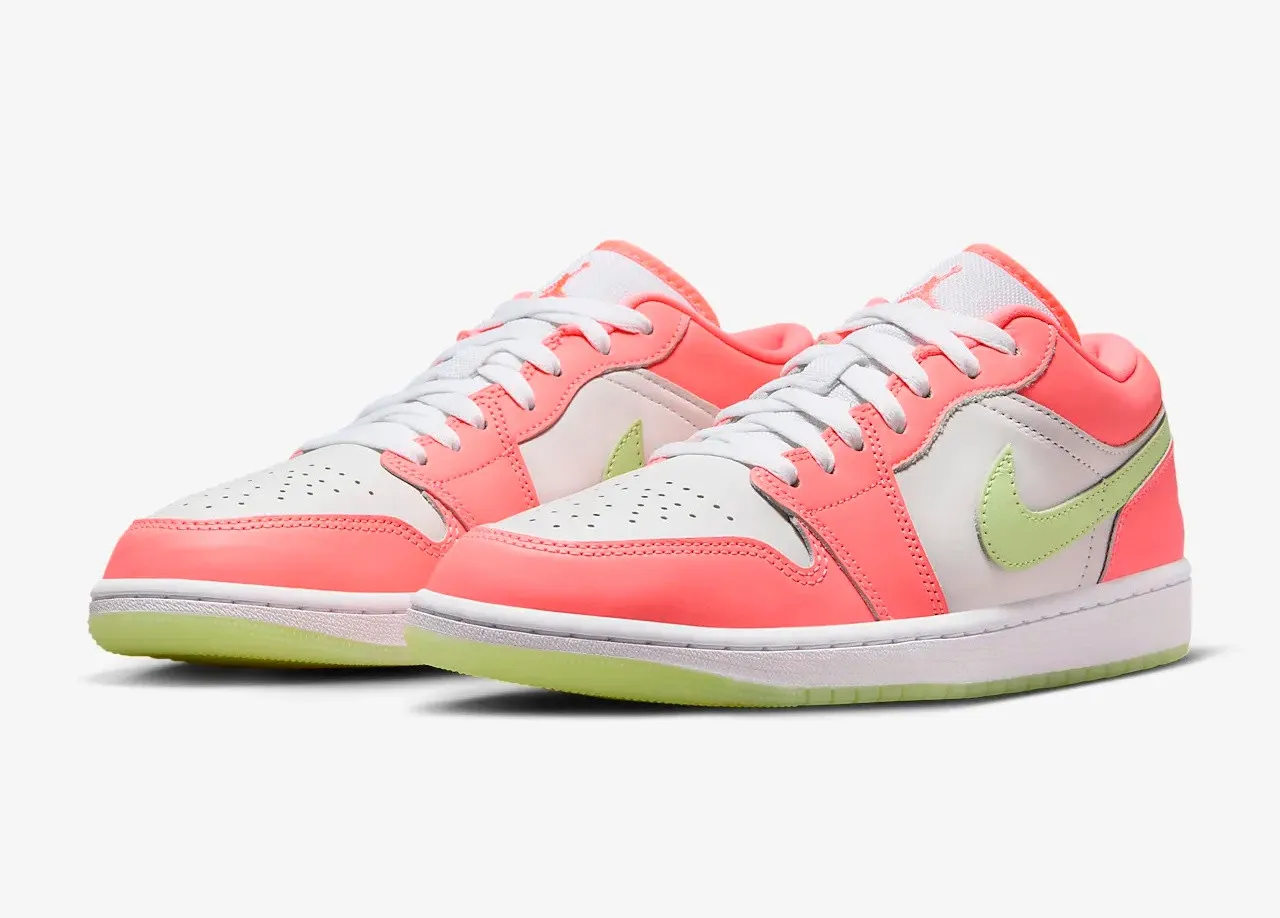 Air Jordan 1 Low SE Lava Glow White Barely Volt FN6772-671