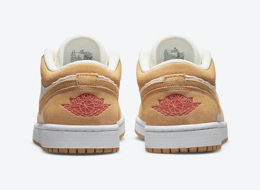 Air Jordan 1 Low SE Twine Orange Quartz Corduroy DH7820-700