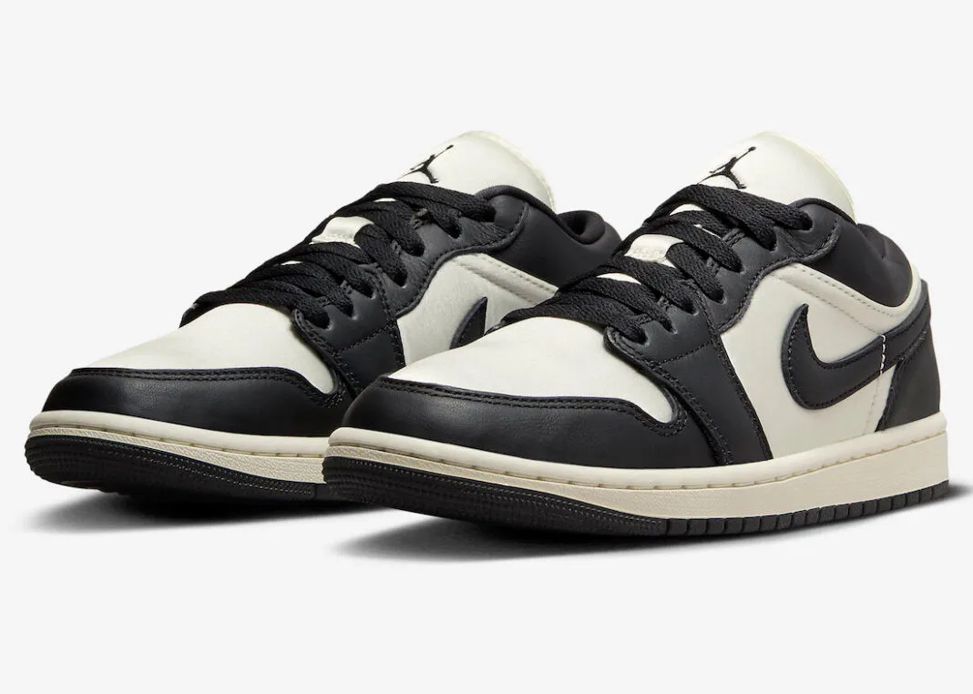 Air Jordan 1 Low Vintage Panda Sail Black FB9893-101