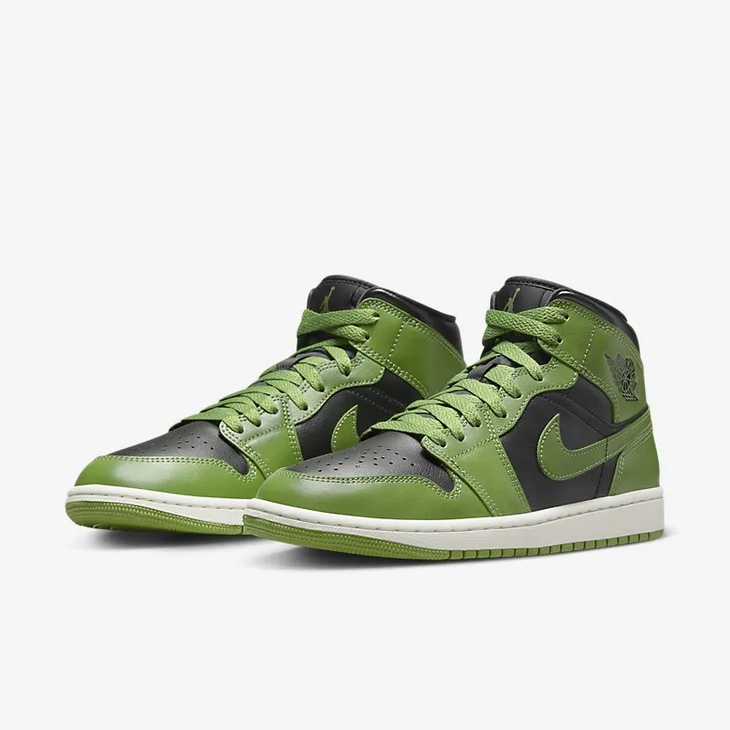 Air Jordan 1 Mid 'Altitude Green Heather'