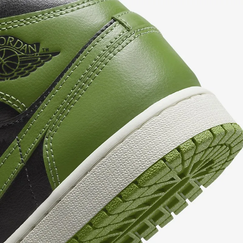 Air Jordan 1 Mid 'Altitude Green Heather'