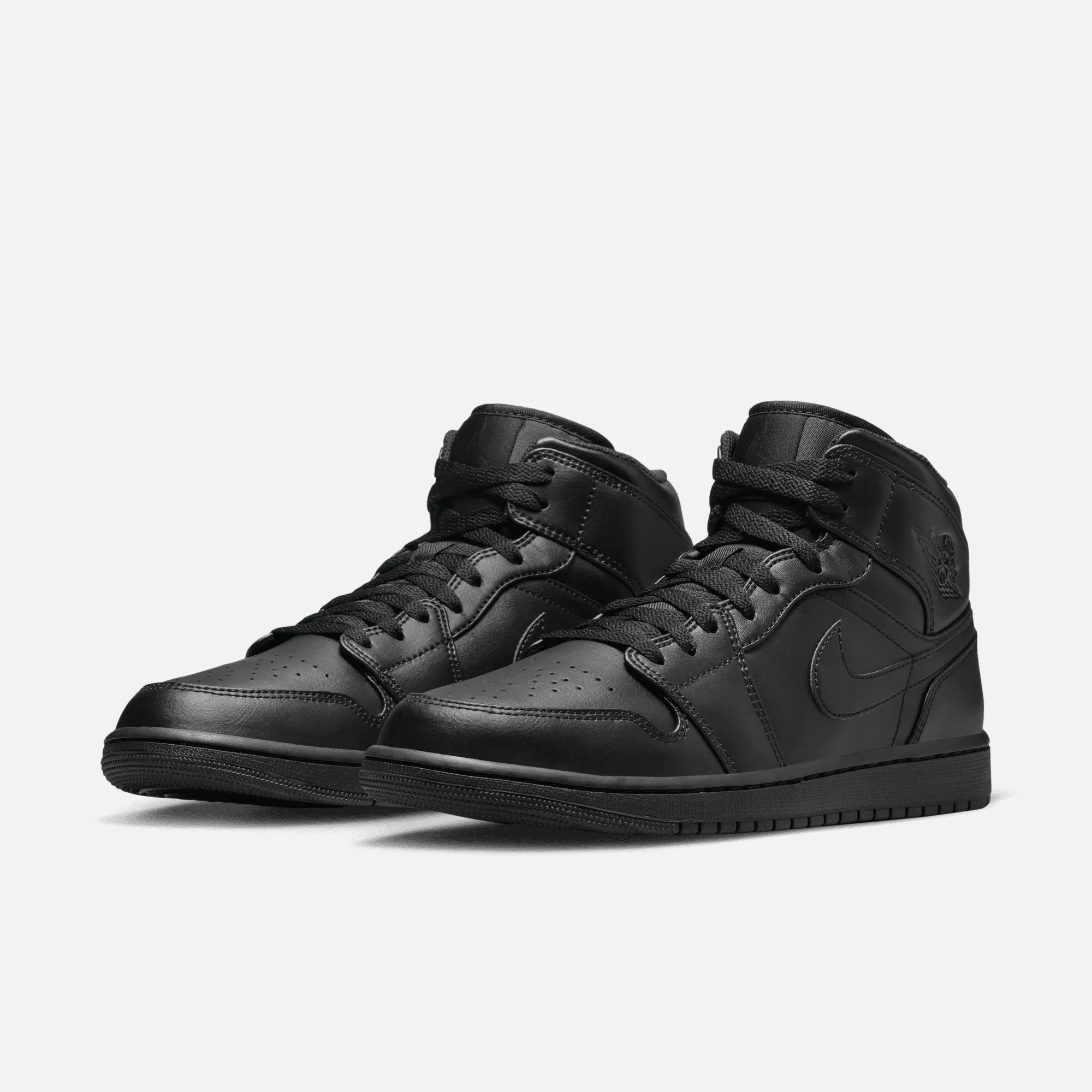 Air Jordan 1 Mid Triple Black