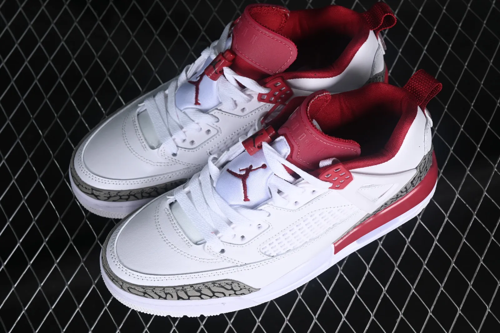 Air Jordan Spizike Low White Red Grey FQ1579-126