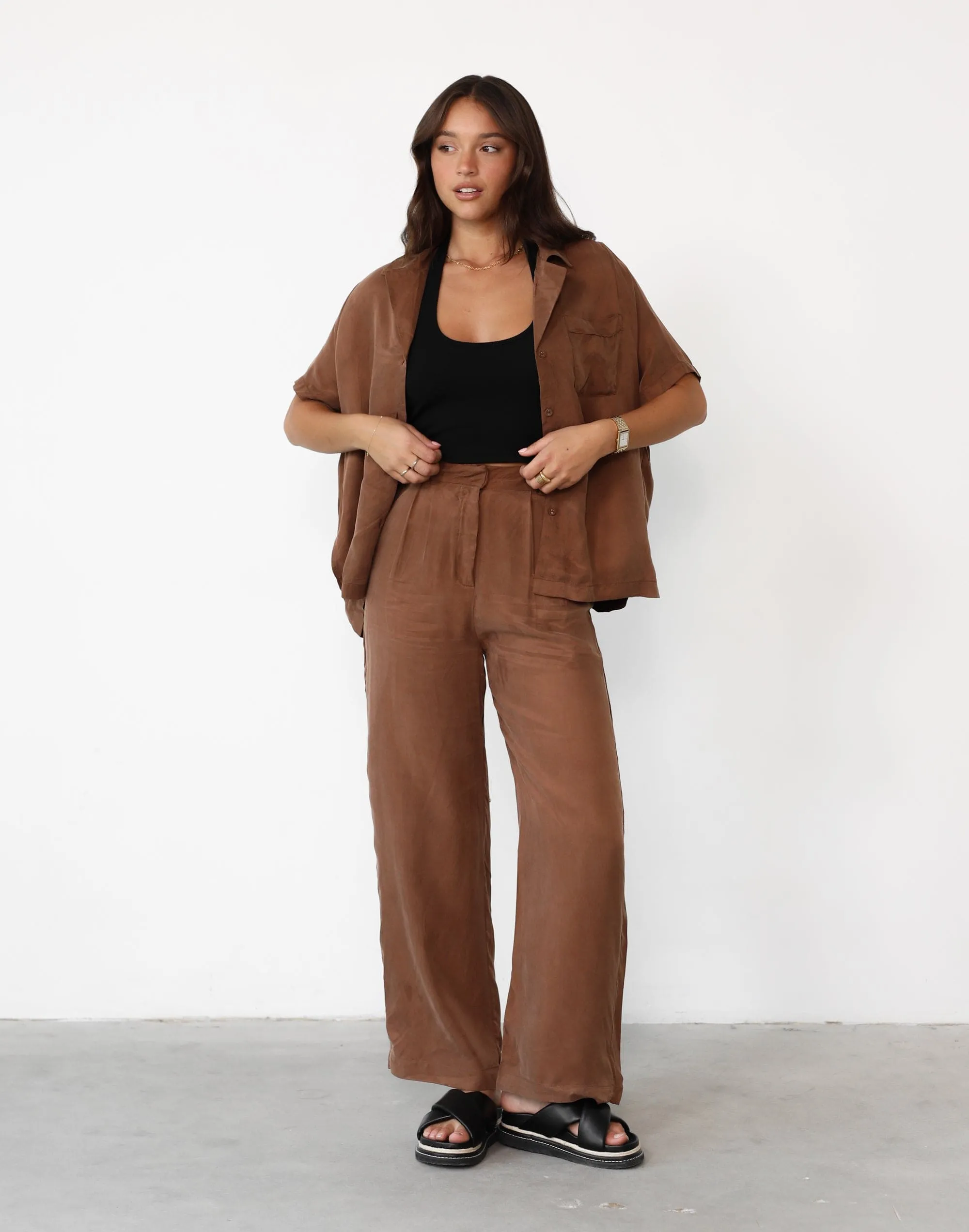 Amalie Shirt (Mocha)