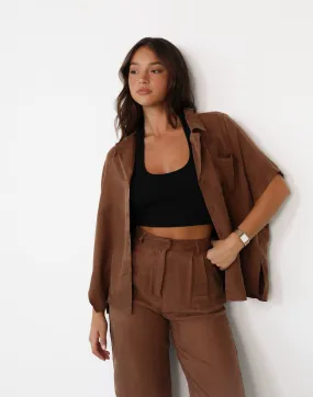 Amalie Shirt (Mocha)