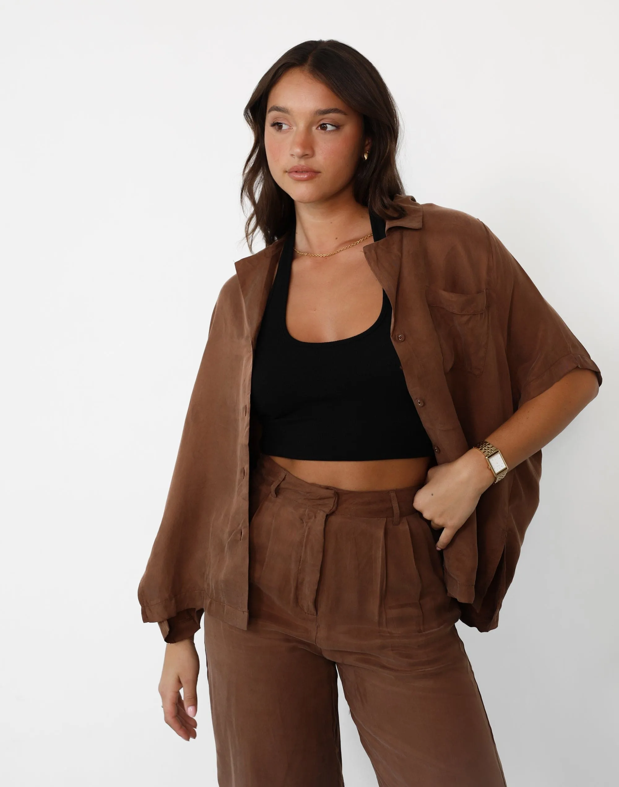 Amalie Shirt (Mocha)