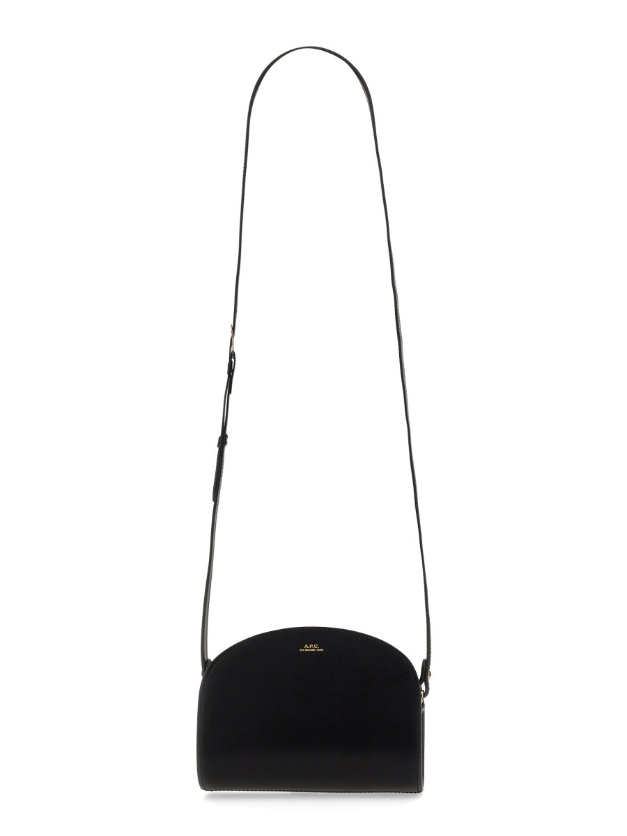 A.P.C.    DEMI LUNE MINI LEATHER BAG