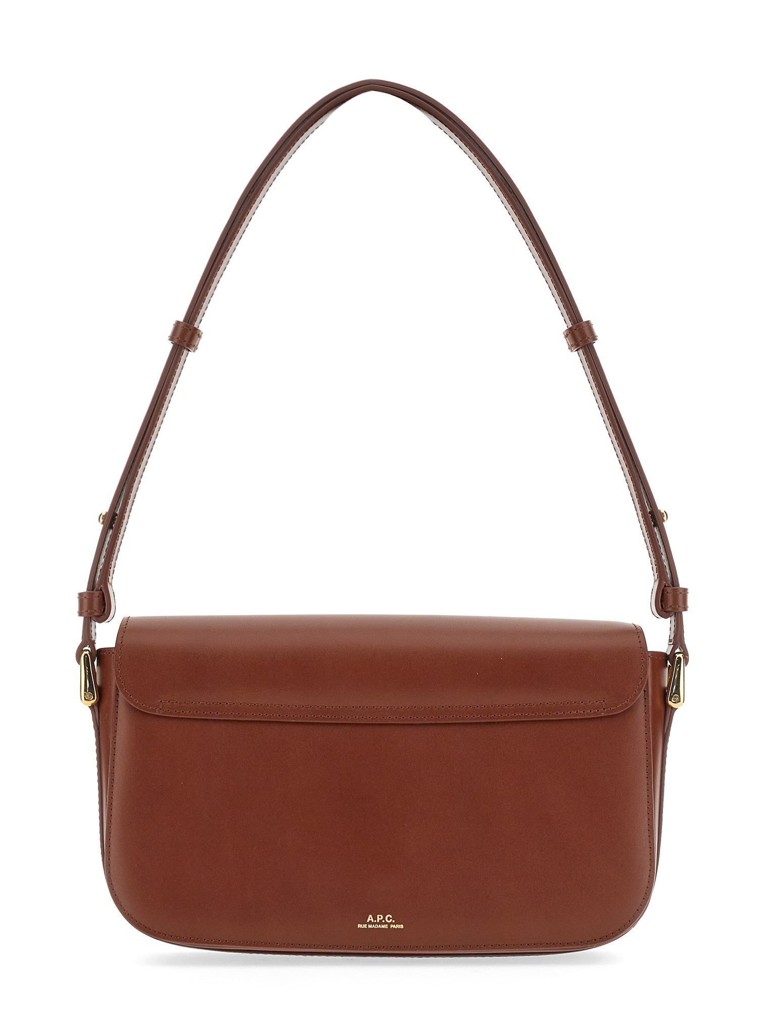 A.P.C.    LEATHER GRACE BAGUETTE BAG