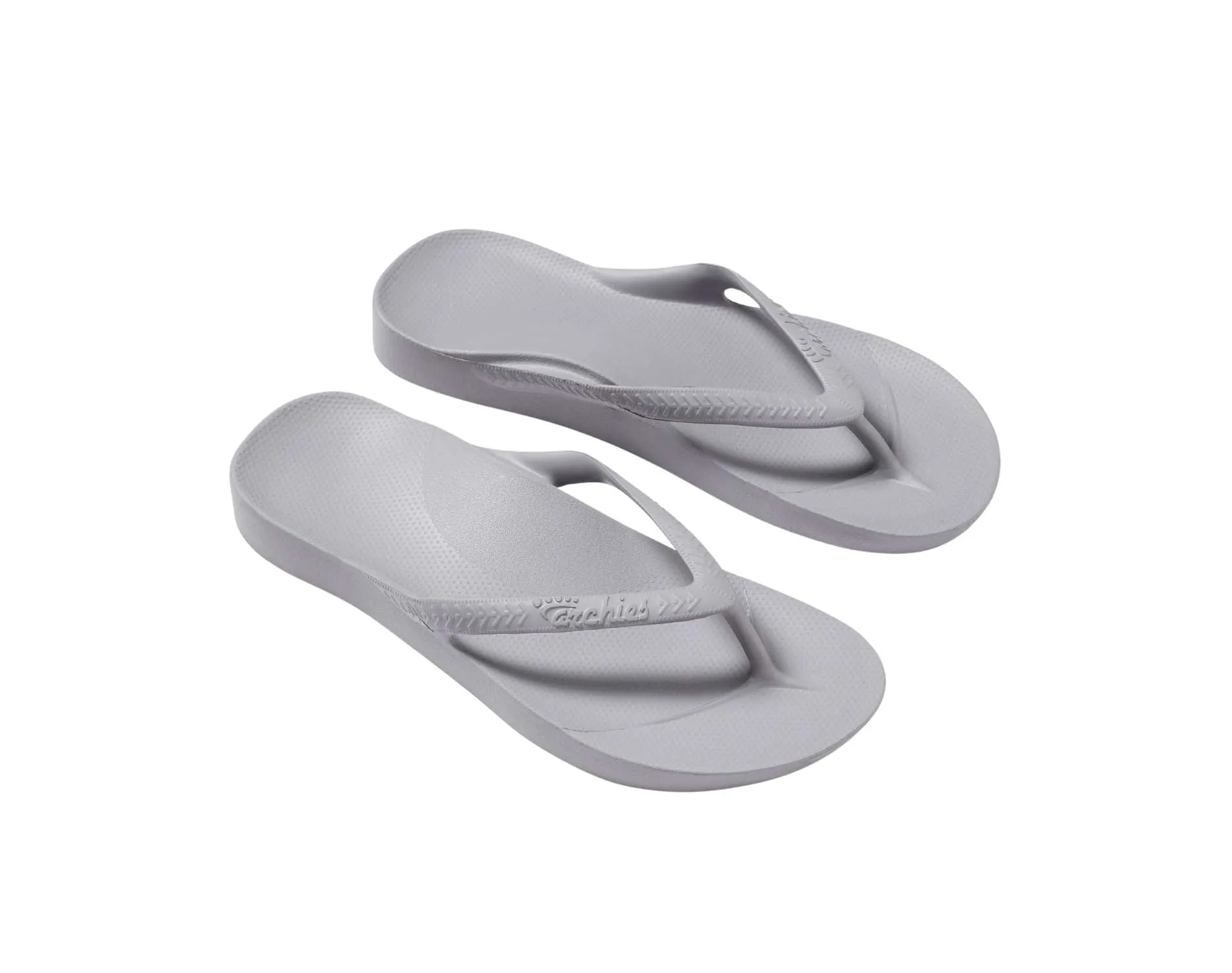 Archies Arch Support Thongs Grey