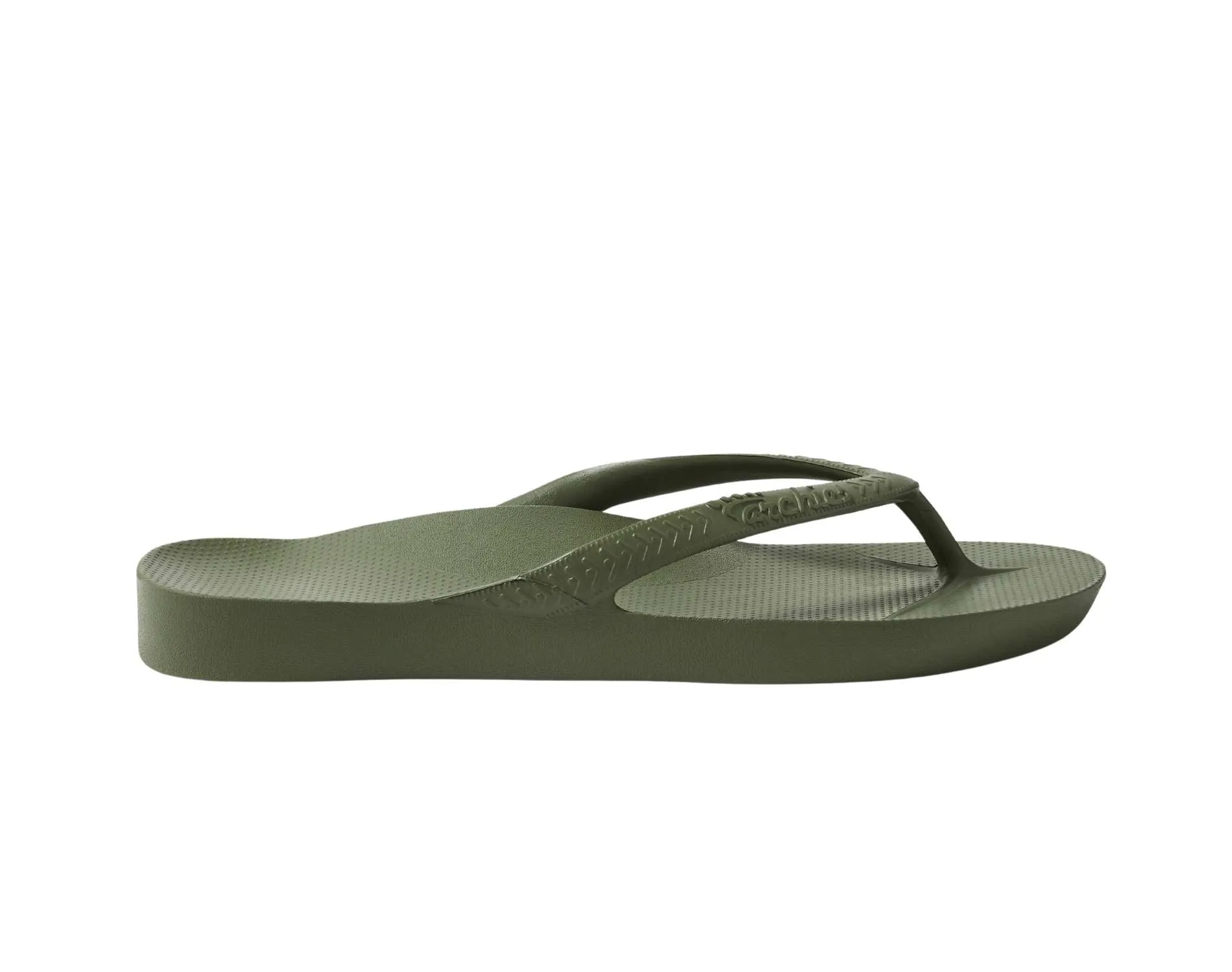 Archies Arch Support Thongs Khaki