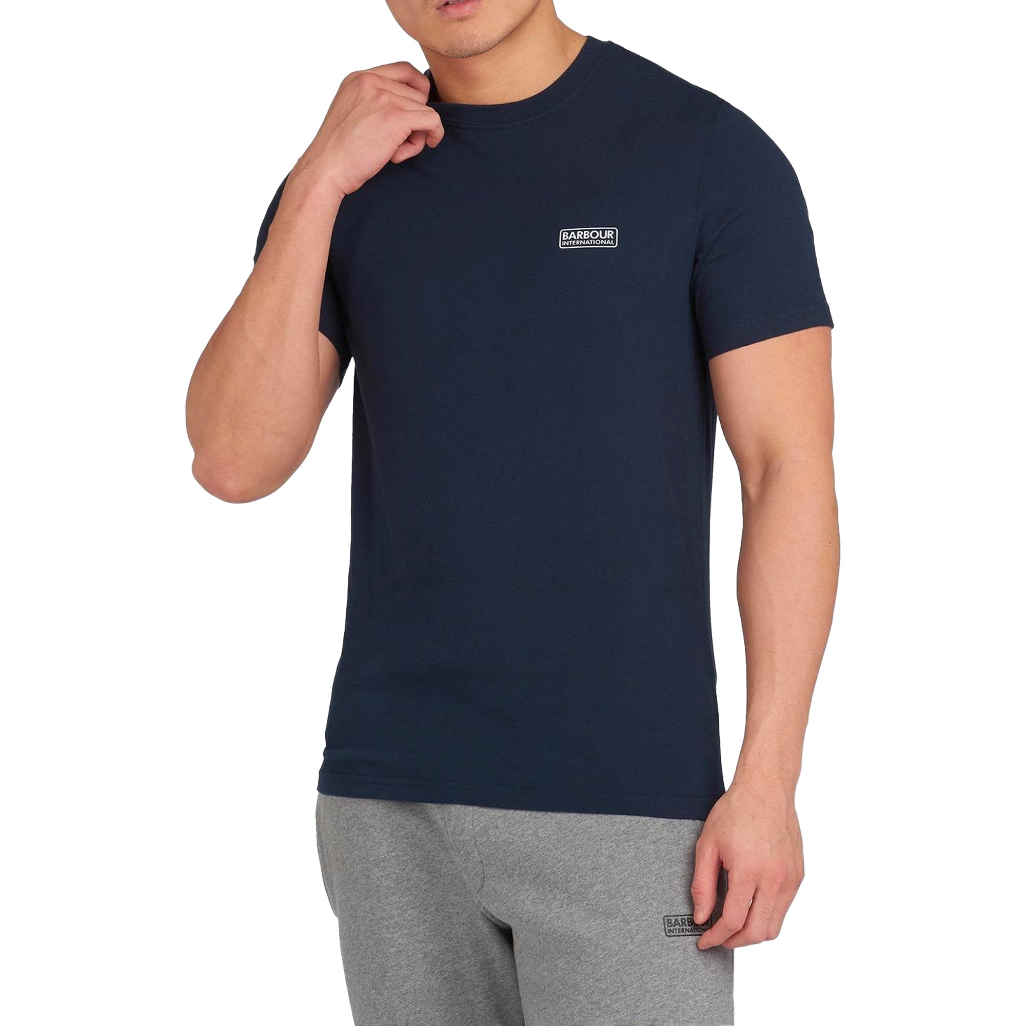 Barbour International Small Logo T-Shirt - International Navy