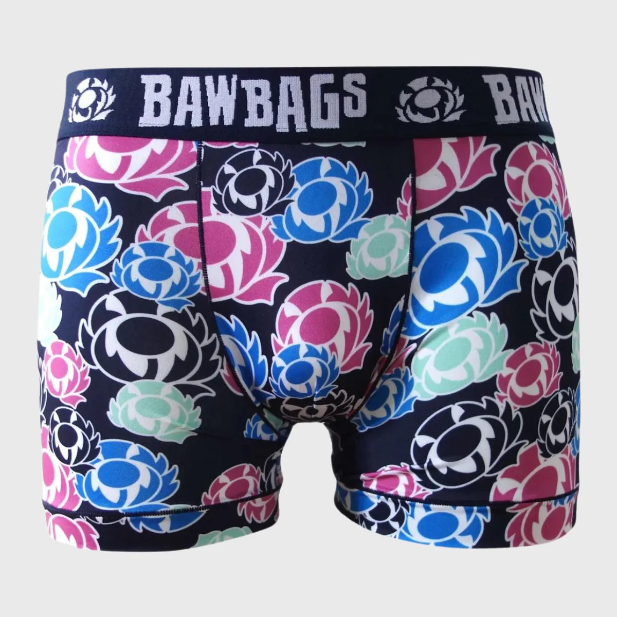 Bawbags Scotland Rugby Cool De Sacs Patch Technical Boxer Shorts