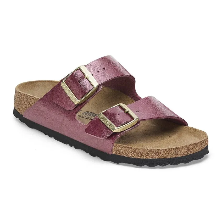 Birkenstock Arizona Birko-Flor in Graceful Berry, Copper & Desert Camo Available in Narrow Widths