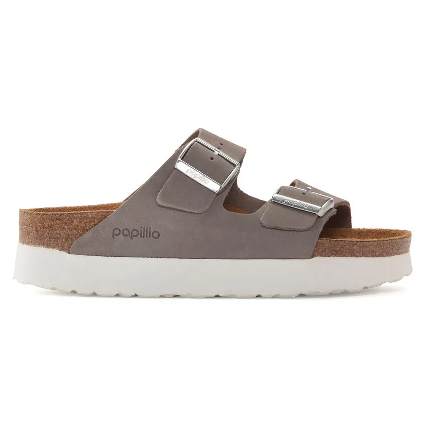 Birkenstock Arizona Platform Dove Gray Women's