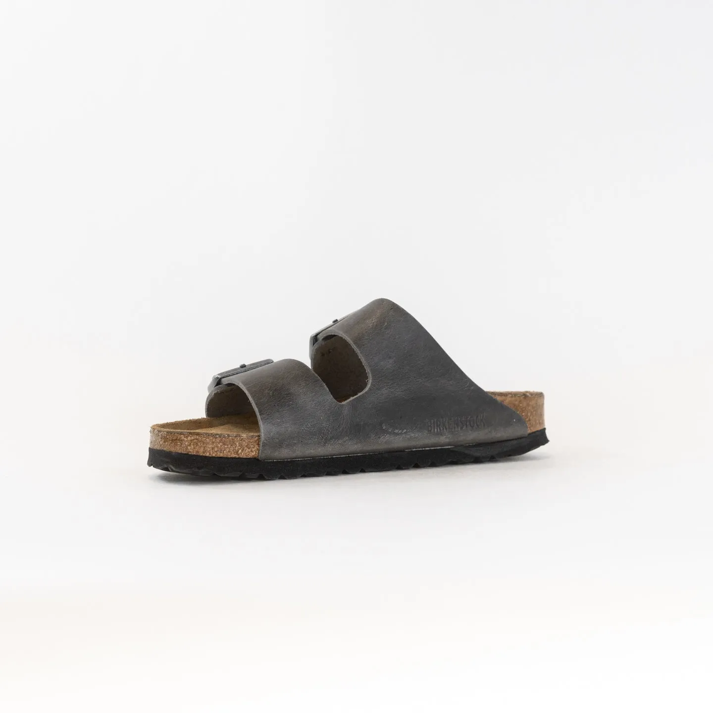 Birkenstock Arizona Soft Footbed (Unisex) - Iron Oiled Leather