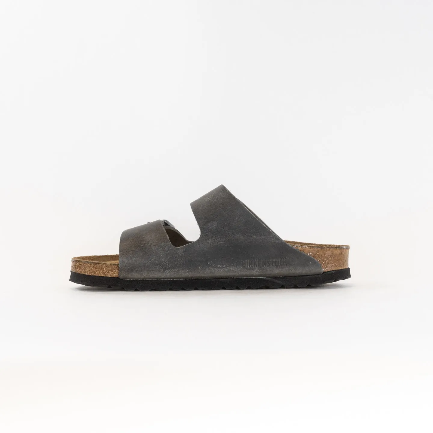 Birkenstock Arizona Soft Footbed (Unisex) - Iron Oiled Leather