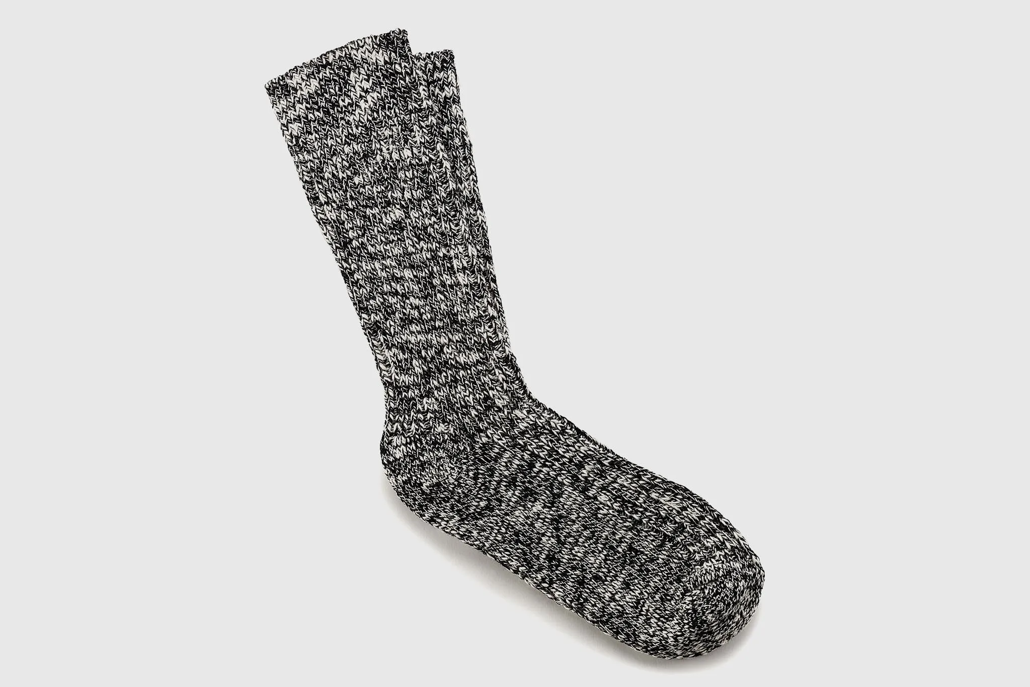 Birkenstock Cotton Slub Sock W - Black / Grey