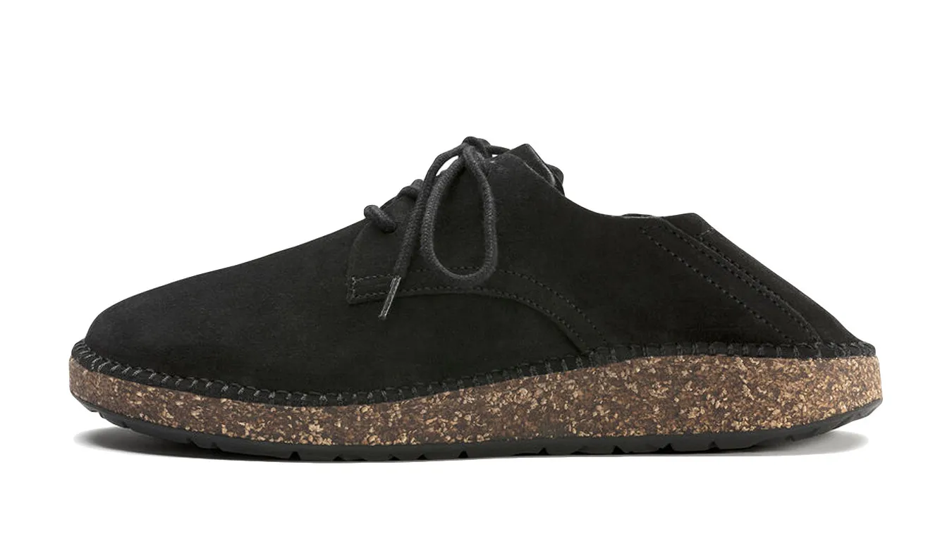 Birkenstock Gary Suede Black Narrow Fit