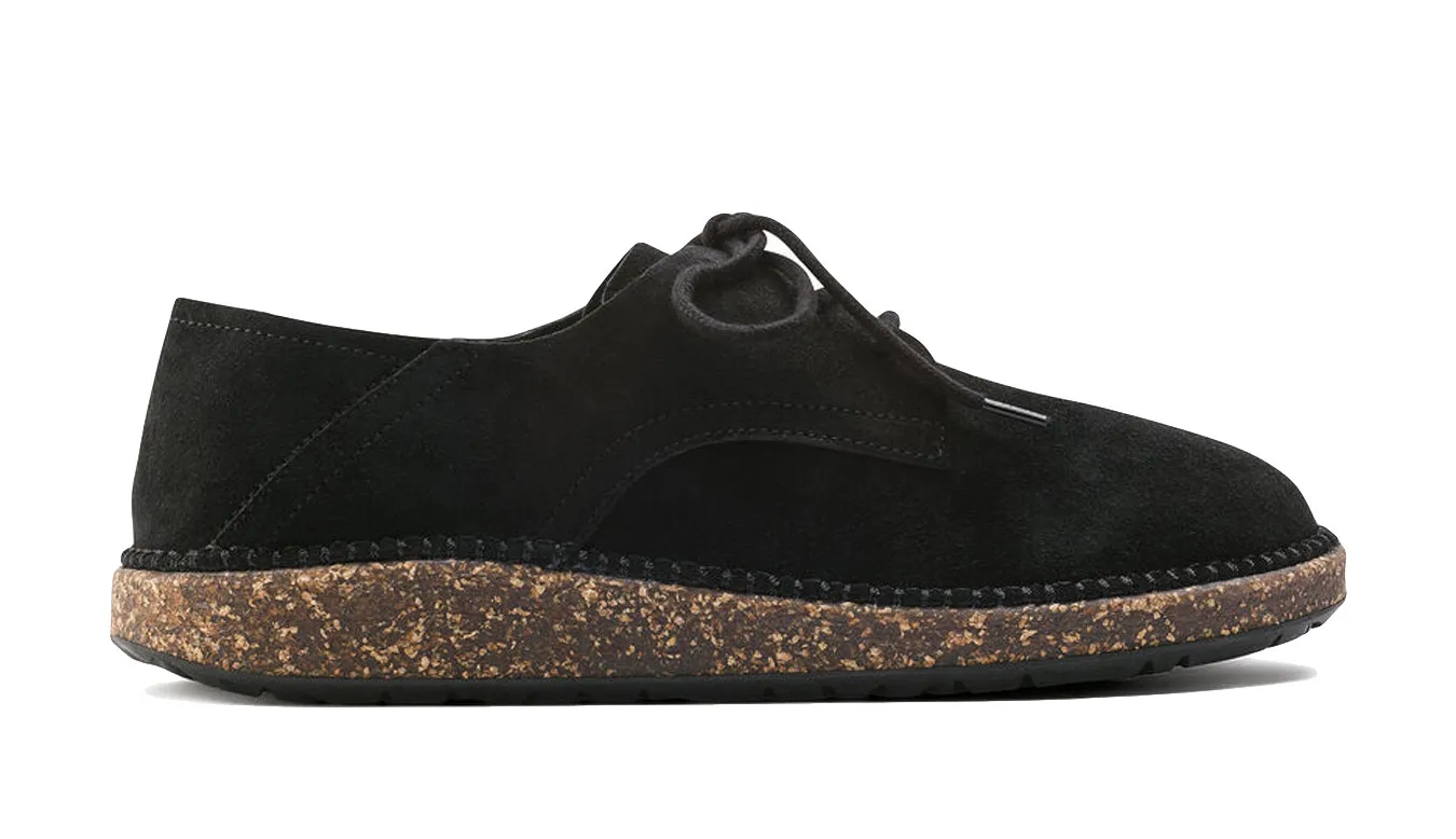 Birkenstock Gary Suede Black Narrow Fit