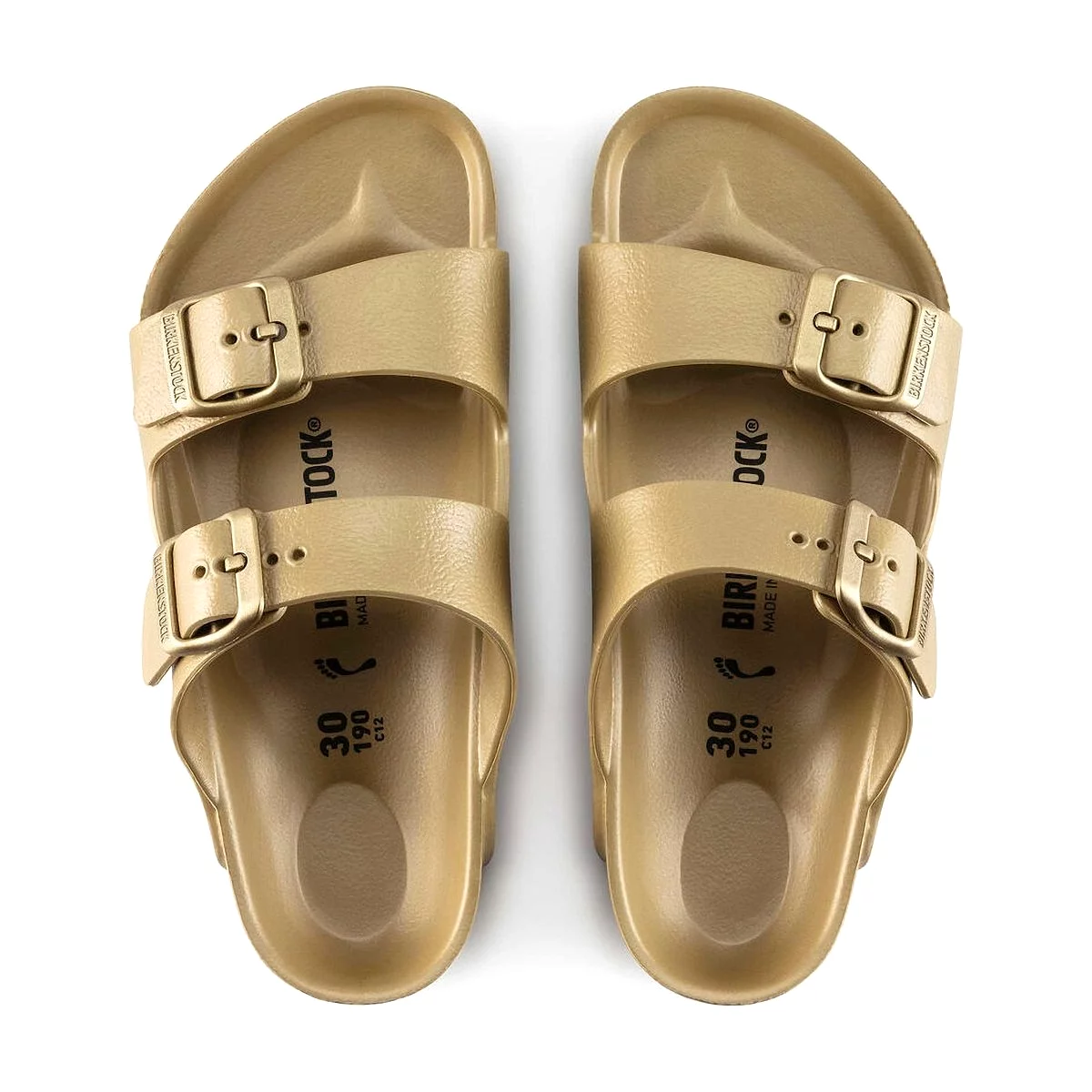 Birkenstock Girl's (Sizes 35-37) Arizona Glamour Gold EVA