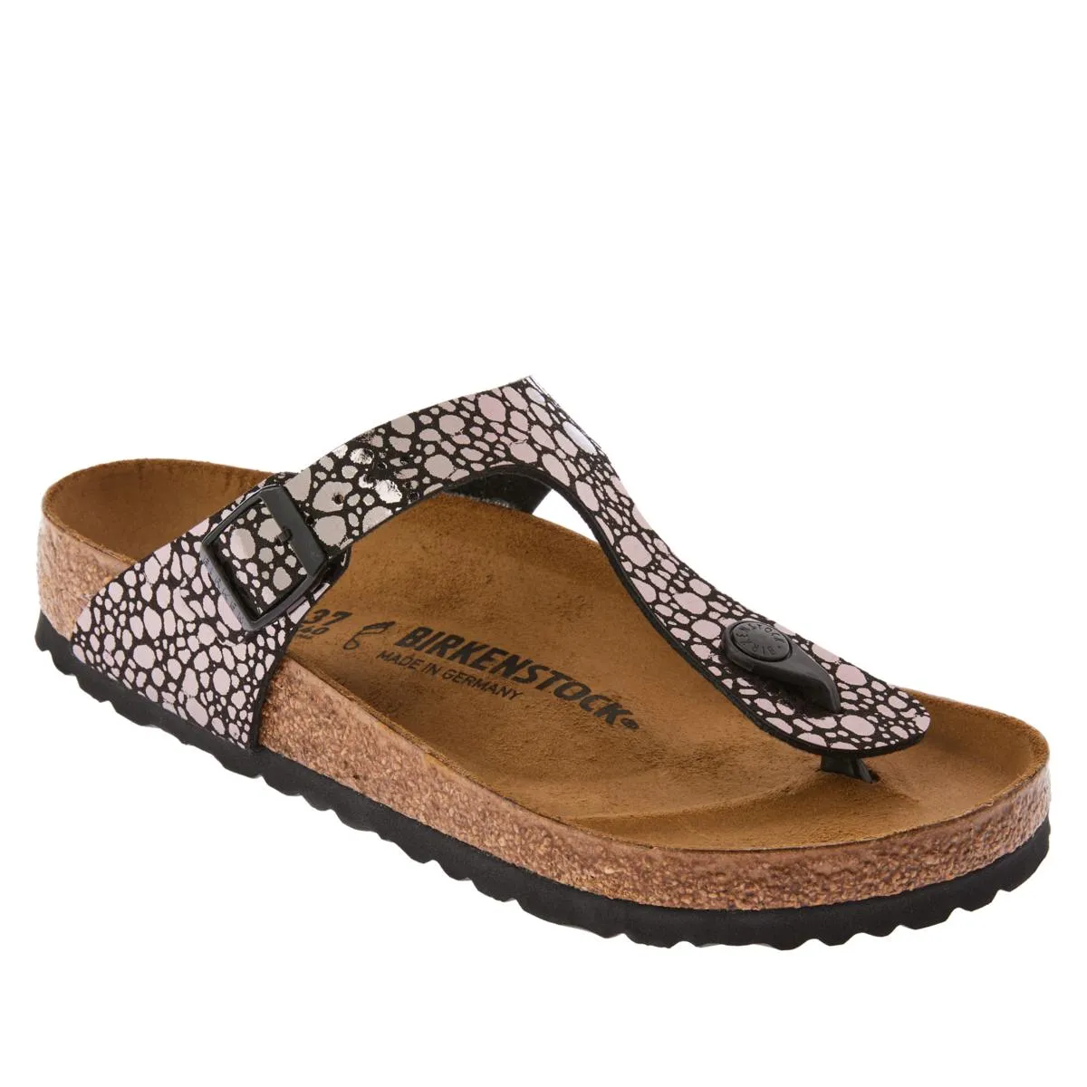      Birkenstock Gizeh Metallic Birko-Flor Thong Sandal     