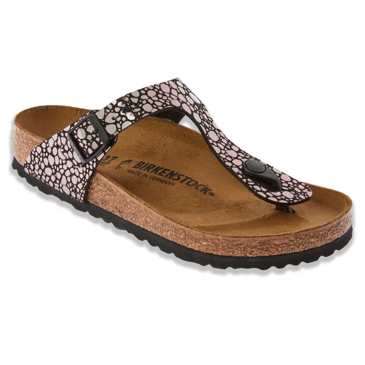      Birkenstock Gizeh Metallic Birko-Flor Thong Sandal     