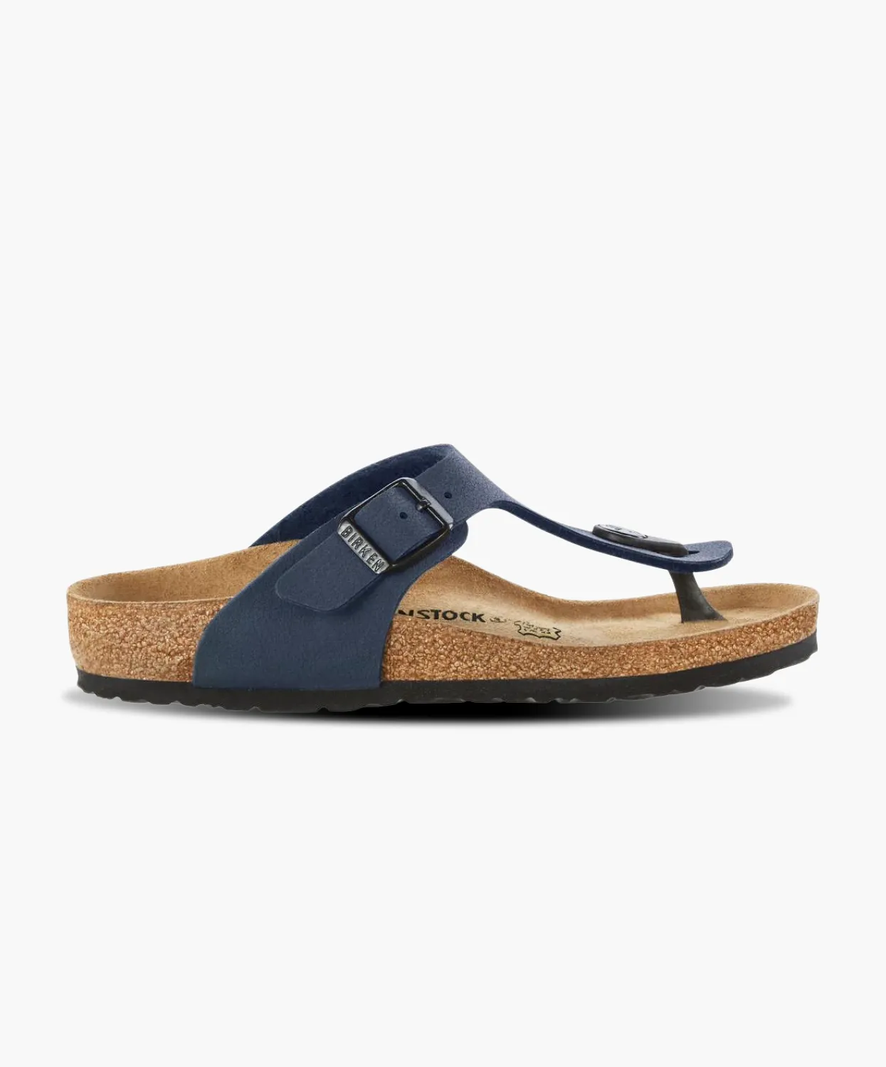 Birkenstock Kids Gizeh BirkiBuc Navy Sandals