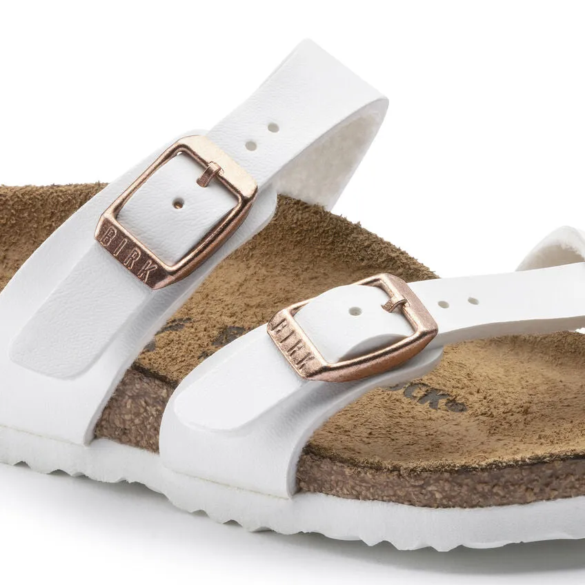 Birkenstock Kid's Mayari Birko-Flor in White