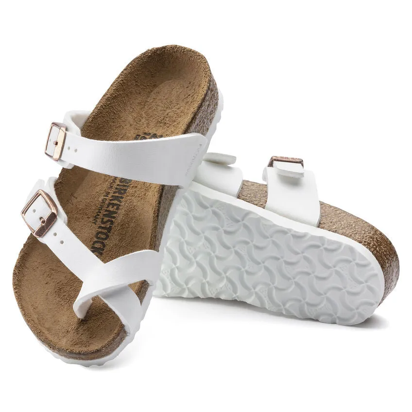 Birkenstock Kid's Mayari Birko-Flor in White