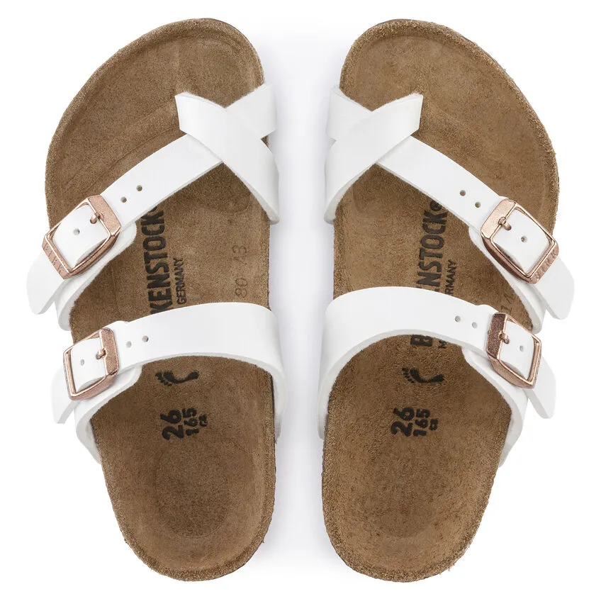 Birkenstock Kid's Mayari Birko-Flor in White