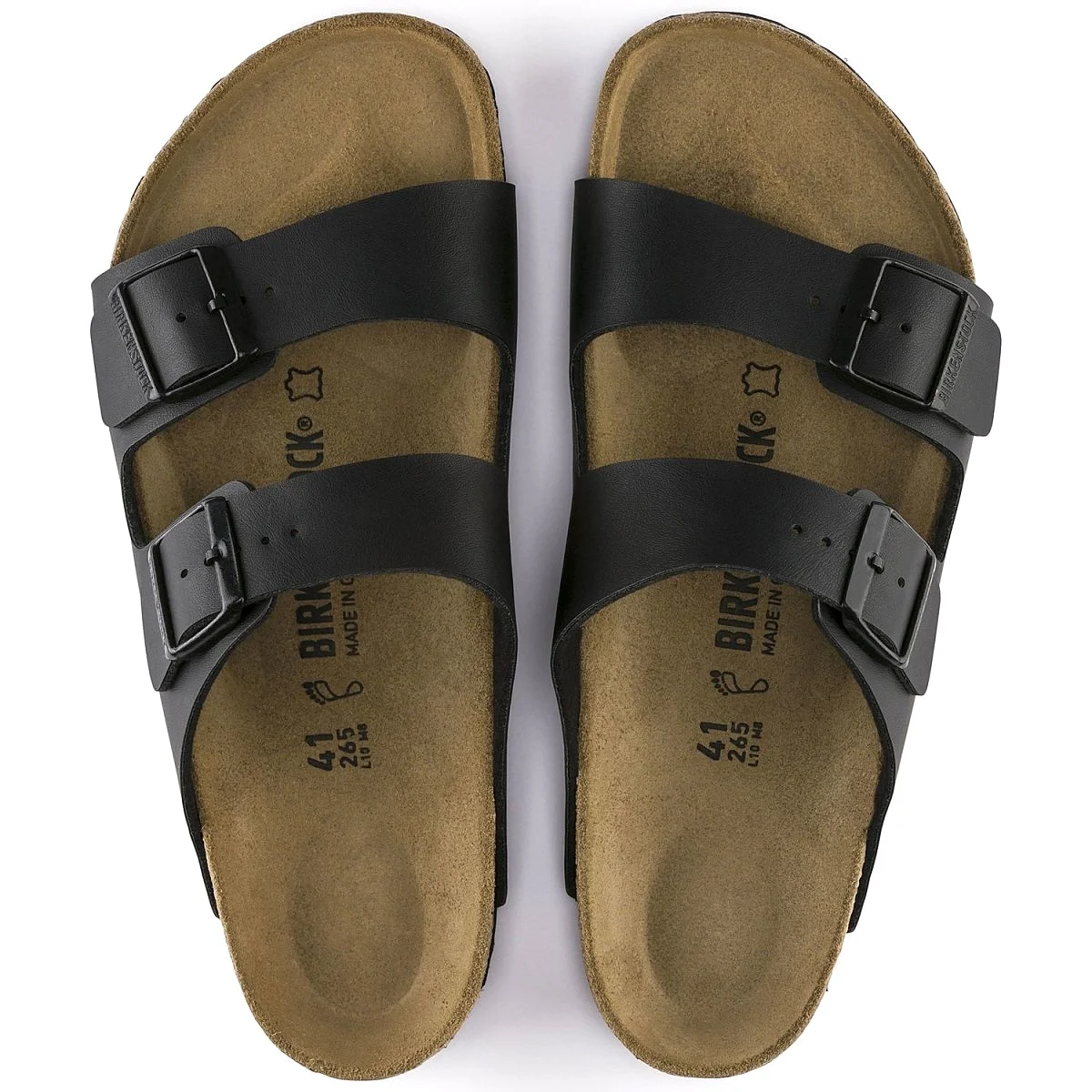 Birkenstock Men's Arizona Birko-Flor Black